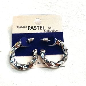 𝅺small Silver hoop Earrings